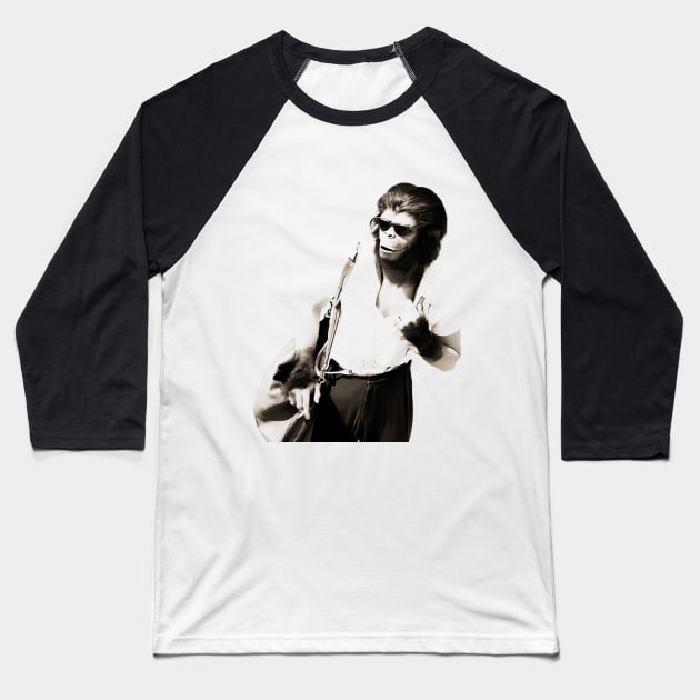 Vintage Cornelius In Shades Baseball T-Shirt by Jazz In The Gardens